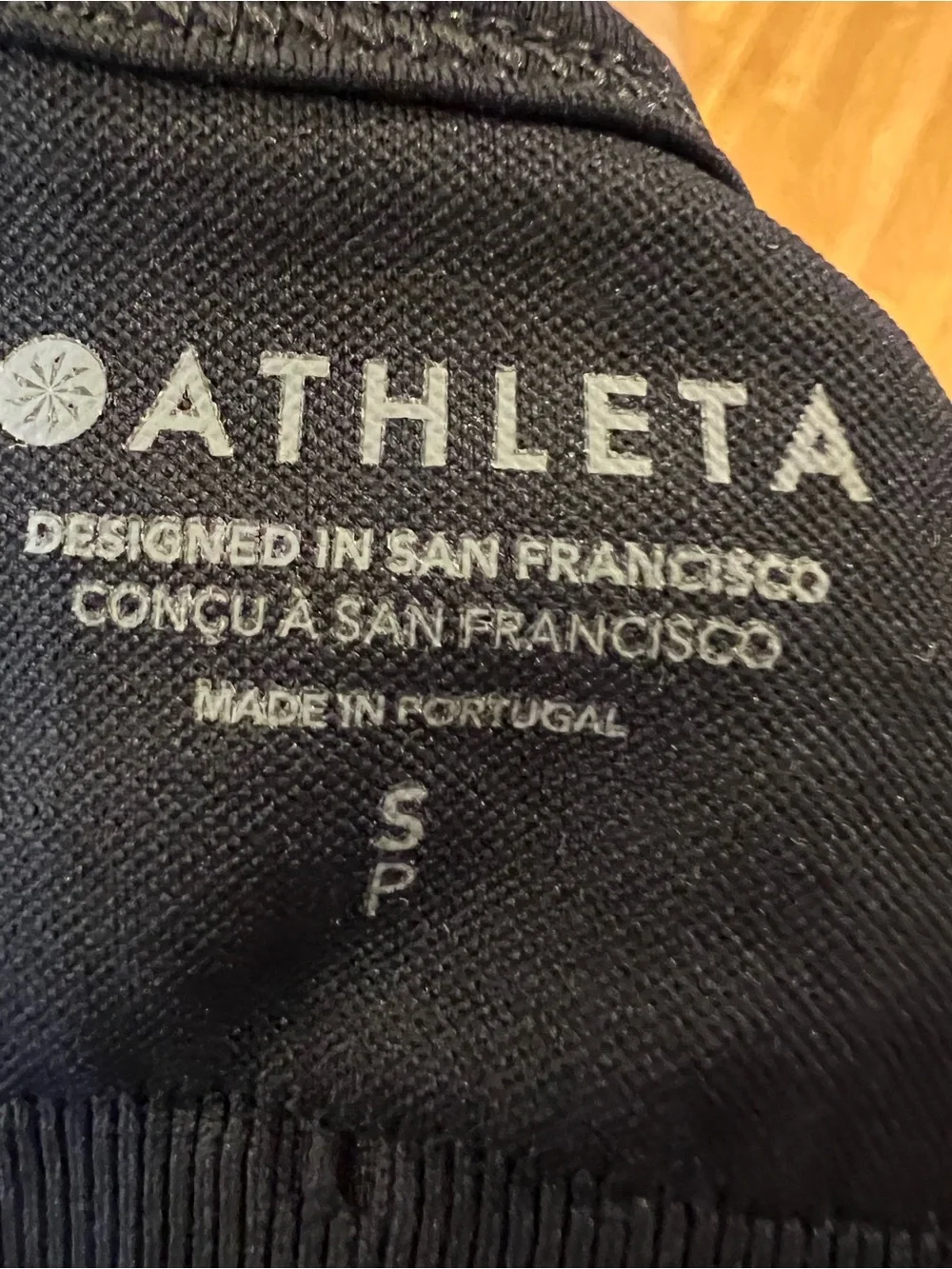 Athleta Black Seamless Bralette With Pads